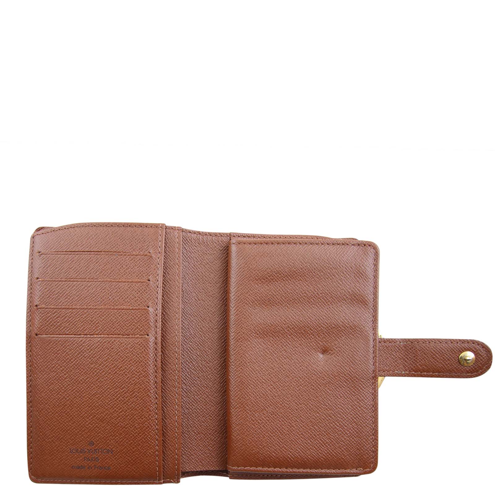 Louis Vuitton Compact French Wallet Open