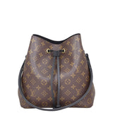 Louis Vuitton NeoNoe Monogram Noir Front with Strap