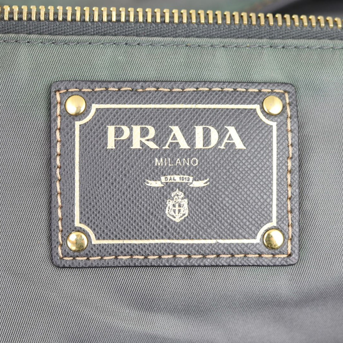 Prada Tessuto Saffiano Shopping Tote Stamp
