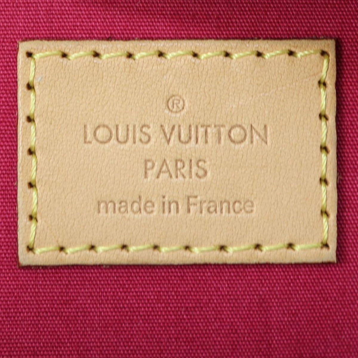 Louis Vuitton Alma PM Monogram Vernis Stamp
