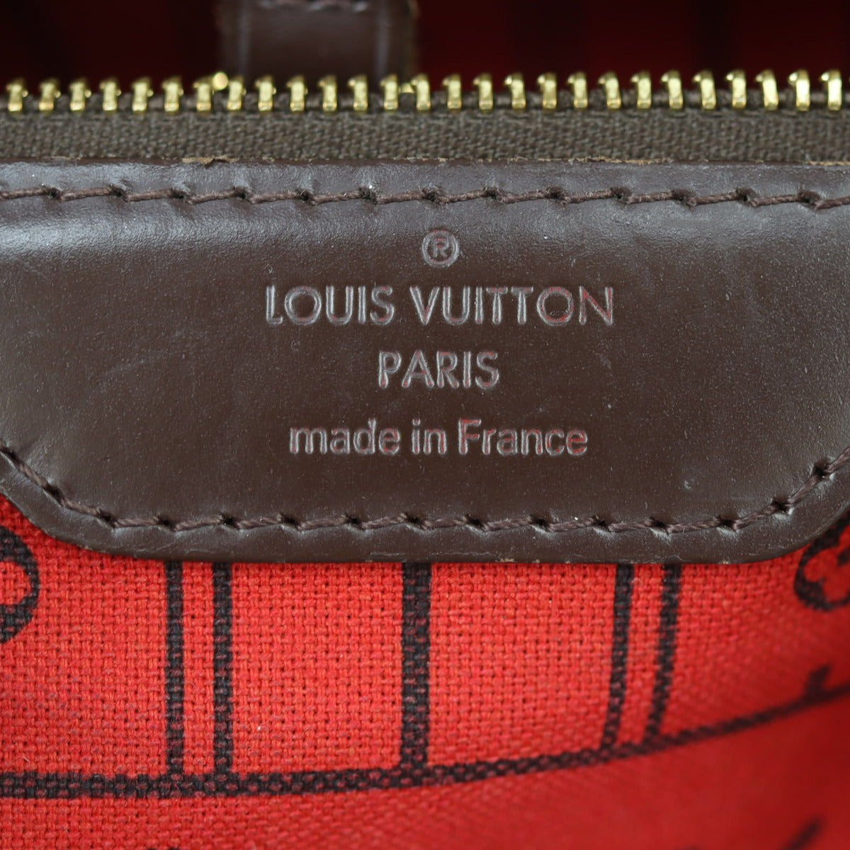 Louis Vuitton Neverfull MM Damier Ebene Stamp
