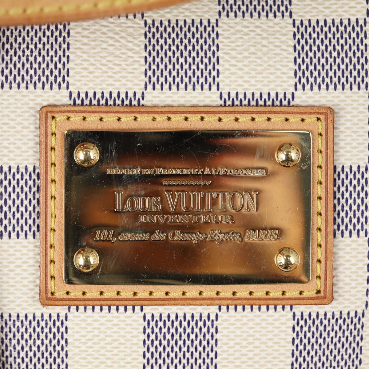 Louis Vuitton Hampstead PM Damier Azur Hardware
