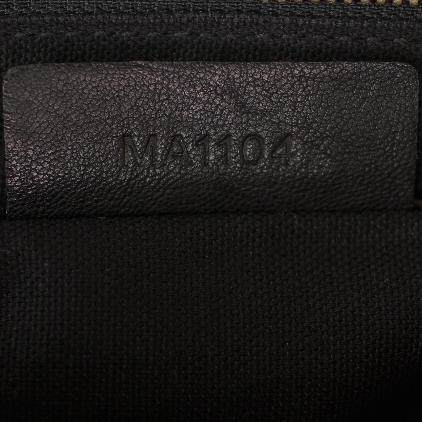 Givenchy Nightingale Micro Lambskin Black Serial Tag