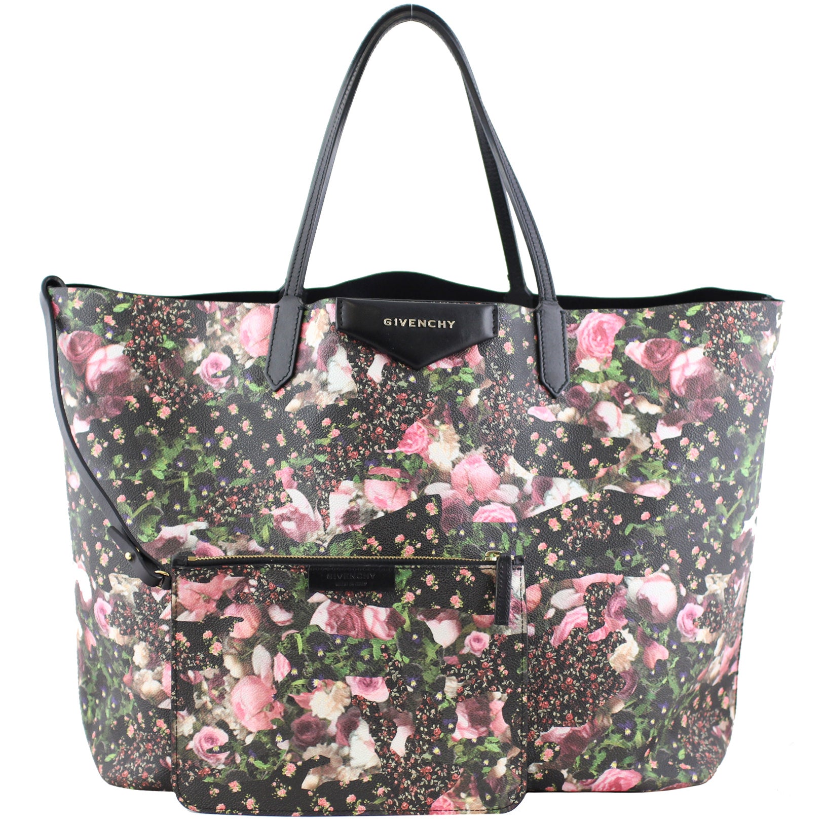 Givenchy Floral Camo Antigona Shopping Tote Large Front