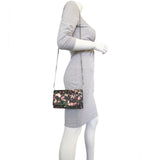 Givenchy Flower Camouflage Print Chain Wallet Mannequin