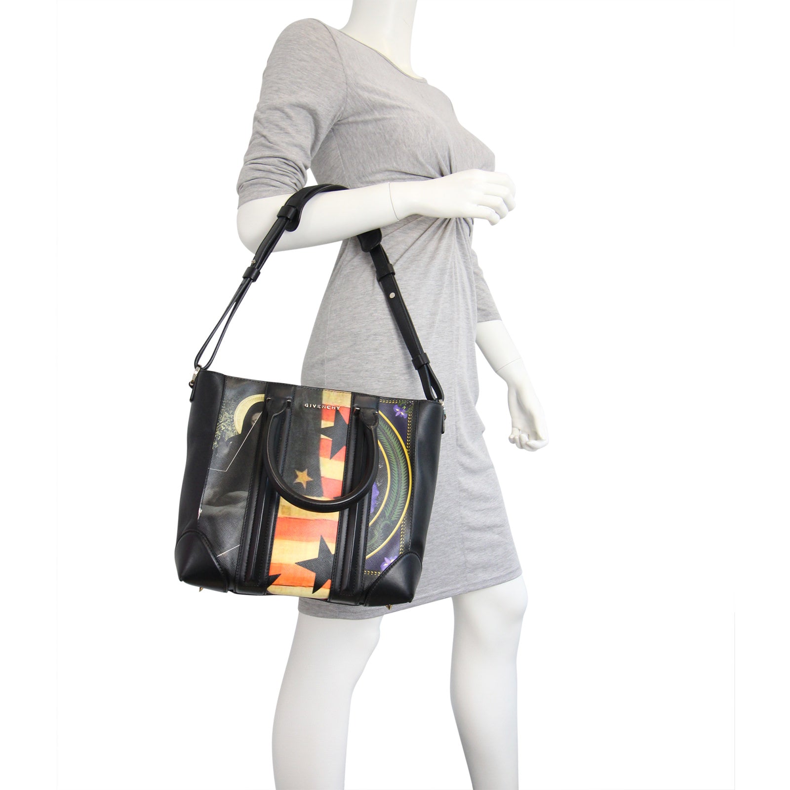 Givenchy Lucrezia Mini Multi Print Mannequin