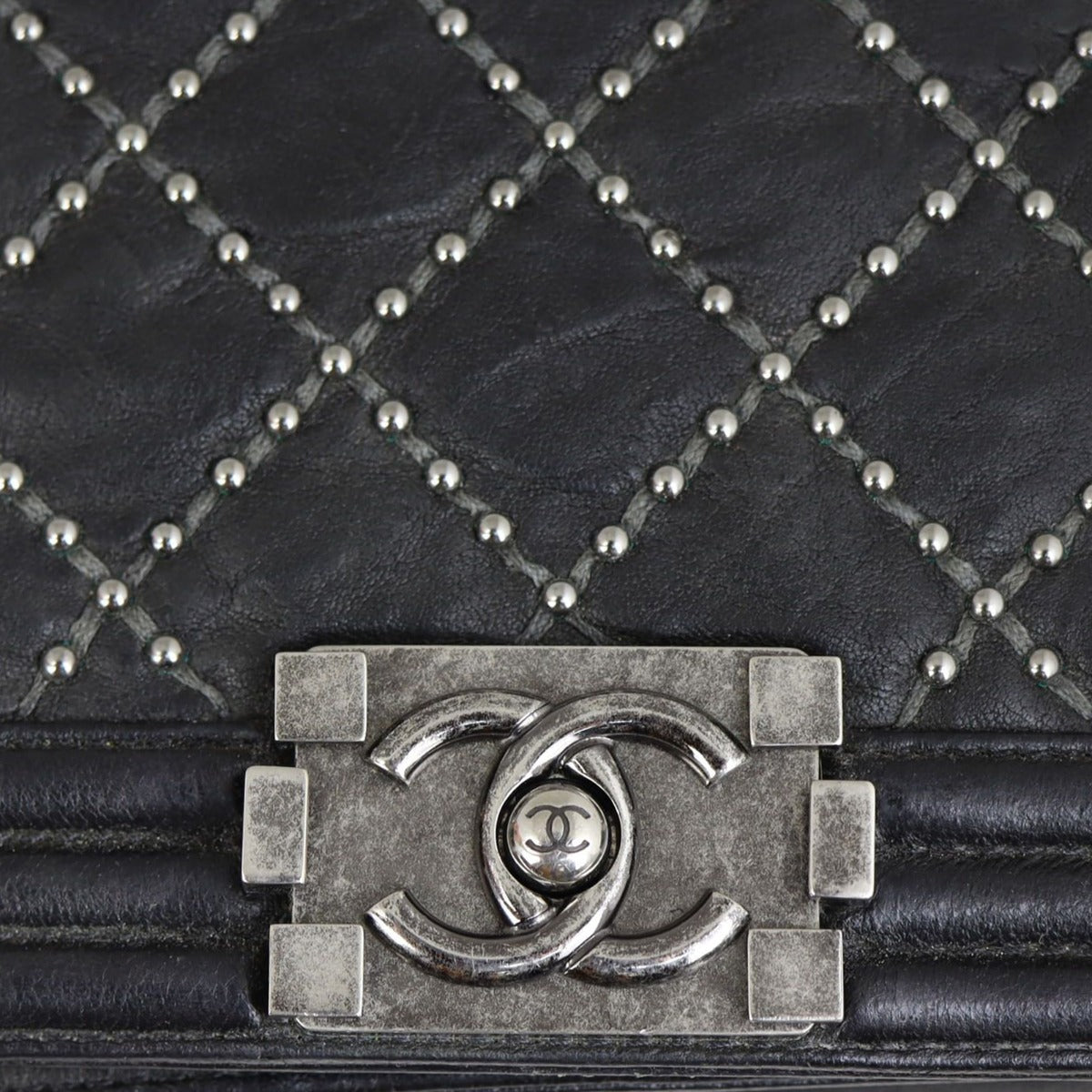 Chanel Boy New Medium Studded Hardware
