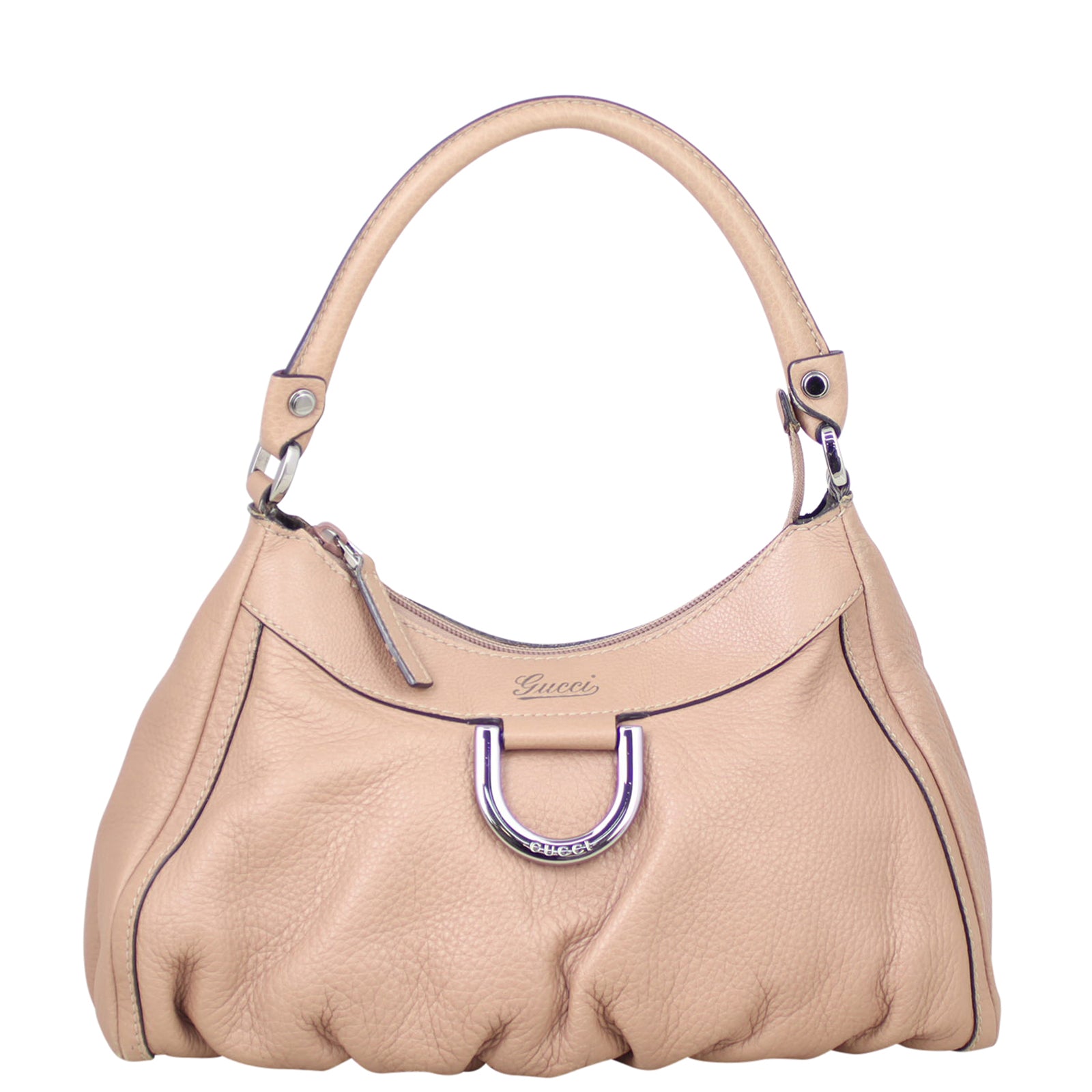 Gucci Abbey D-Ring Leather Hobo Front