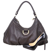 Gucci Abbey D-Ring Leather Hobo Shoe