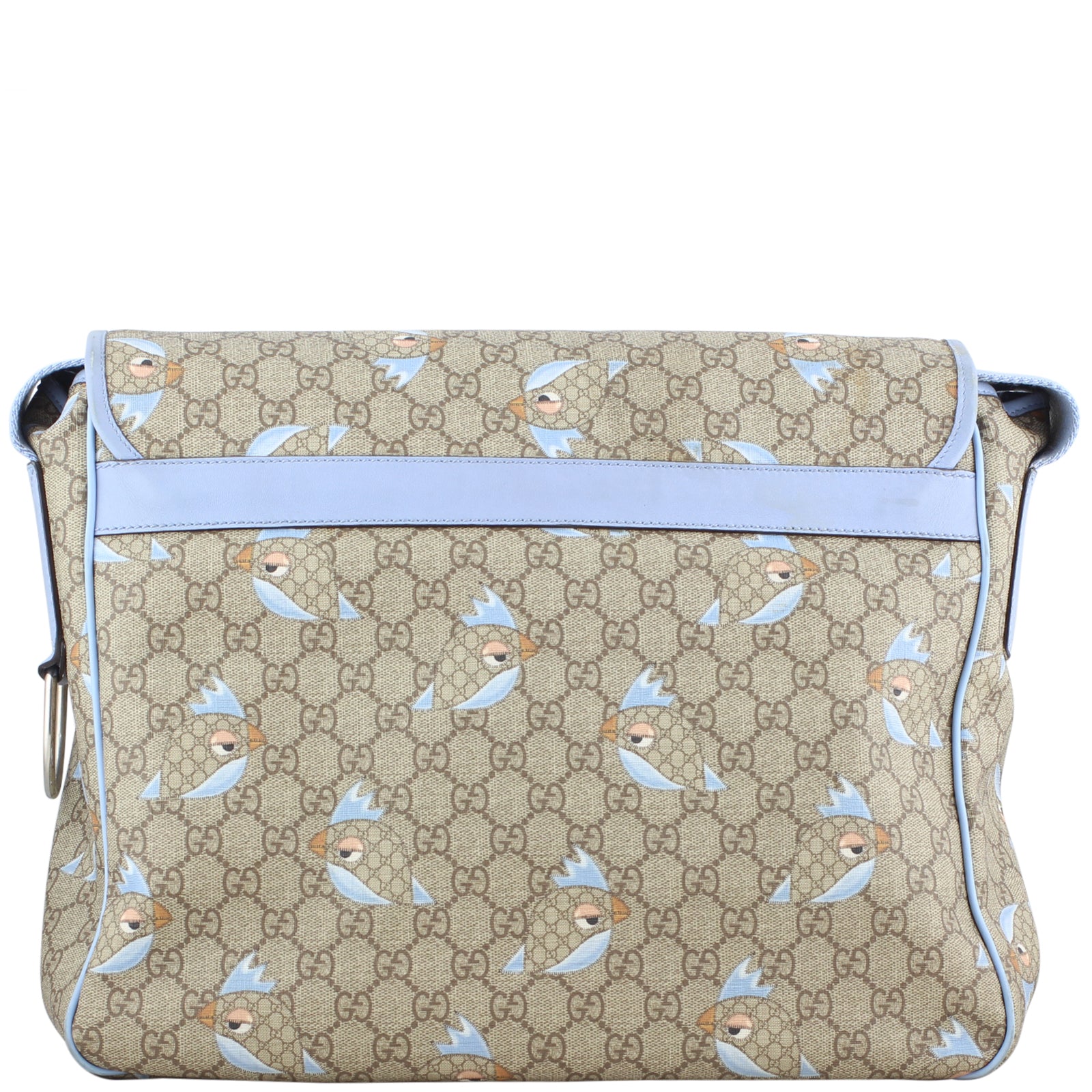 Gucci GG Supreme Zoo Bird Baby Bag Back