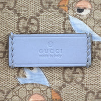 Gucci GG Supreme Zoo Bird Baby Bag Exterior Stamp