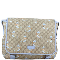 Gucci GG Supreme Zoo Bird Baby Bag Front