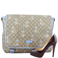 Gucci GG Supreme Zoo Bird Baby Bag Scale