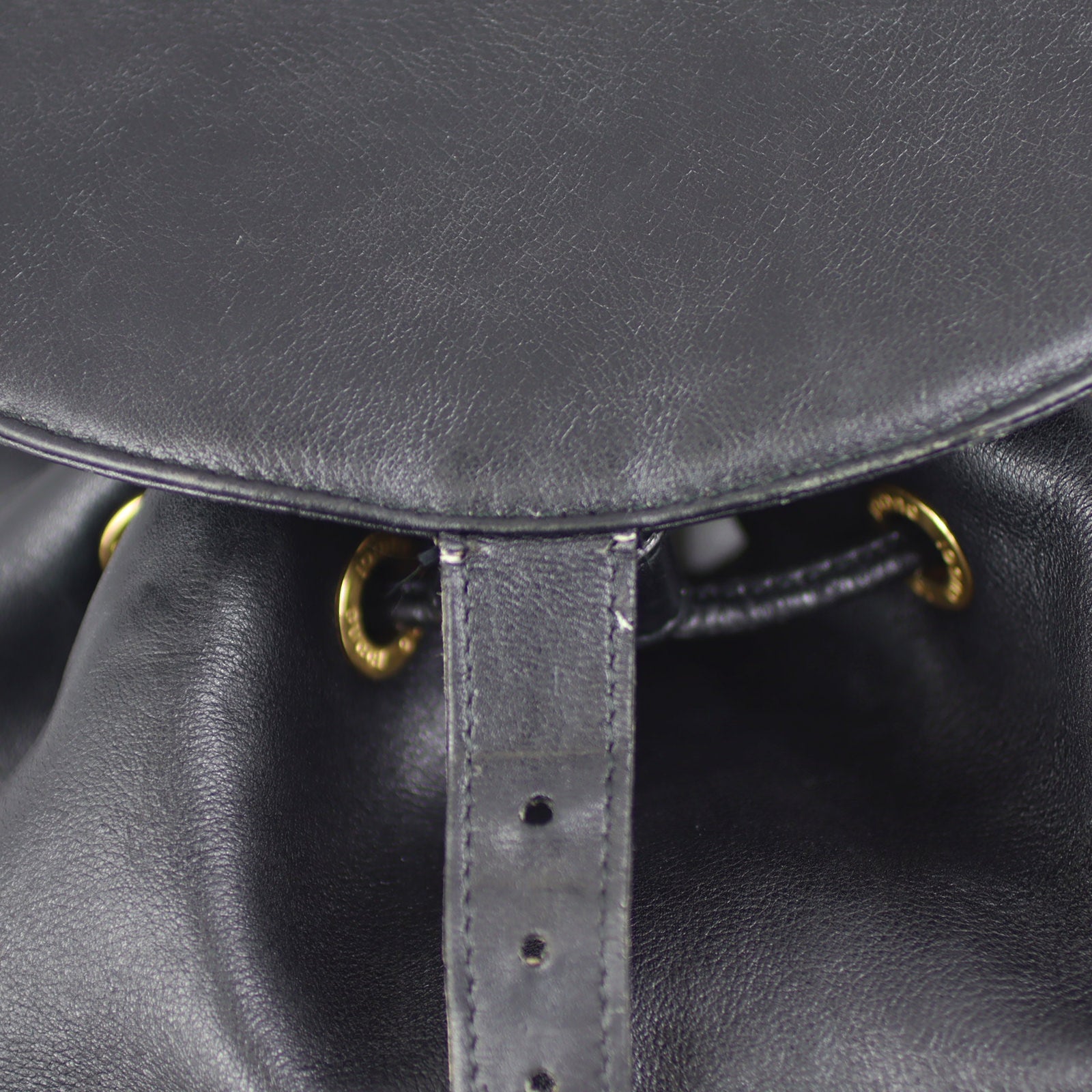 Gucci Bamboo Leather Backpack belt