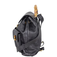Gucci Bamboo Leather Backpack Medium Left
