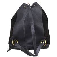Gucci Bamboo Suede and Leather Backpack Back