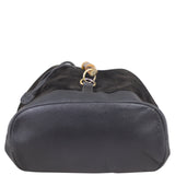 Gucci Bamboo Suede and Leather Backpack Base