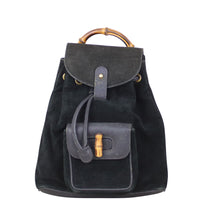 Gucci Bamboo Suede Backpack Front