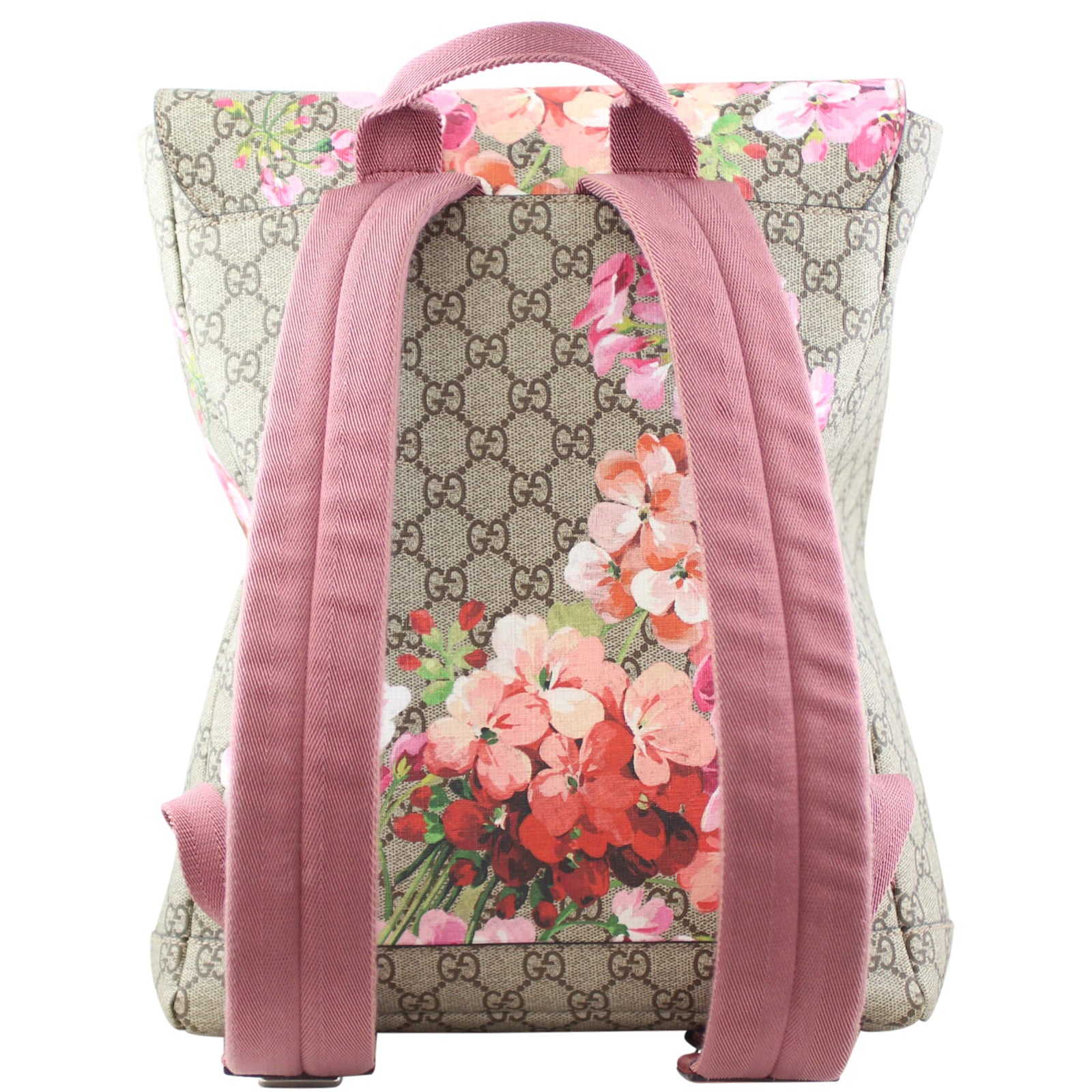 Gucci GG Supreme Blooms Backpack Small Back