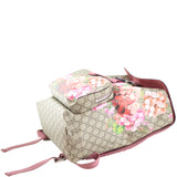 Gucci GG Supreme Blooms Backpack Small Corner