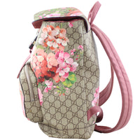 Gucci GG Supreme Blooms Backpack Small Left