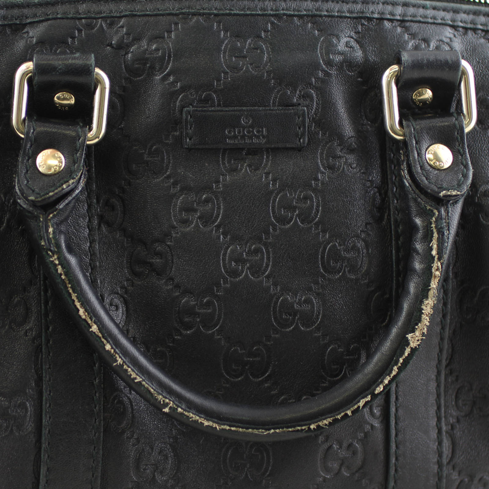 Gucci Guccissima Boston Bag Handle