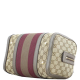 Gucci Vintage Web Original GG Boston Bag Small Corner
