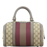 Gucci Vintage Web Original GG Boston Bag Small Front