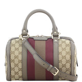 Gucci Vintage Web Original GG Boston Bag Small Front Strap