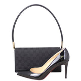 Gucci Canvas Evening Flap Bag Shoe