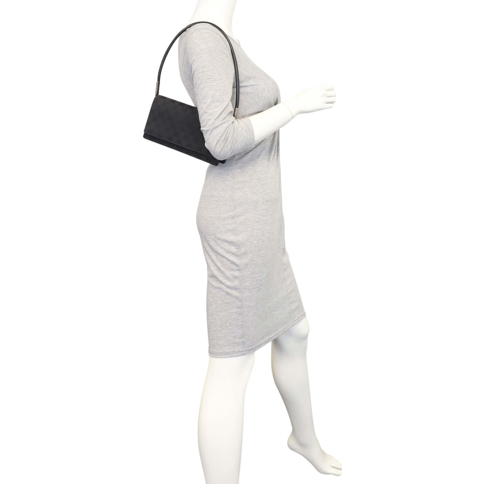 Gucci Canvas Evening Flap Bag Mannequin