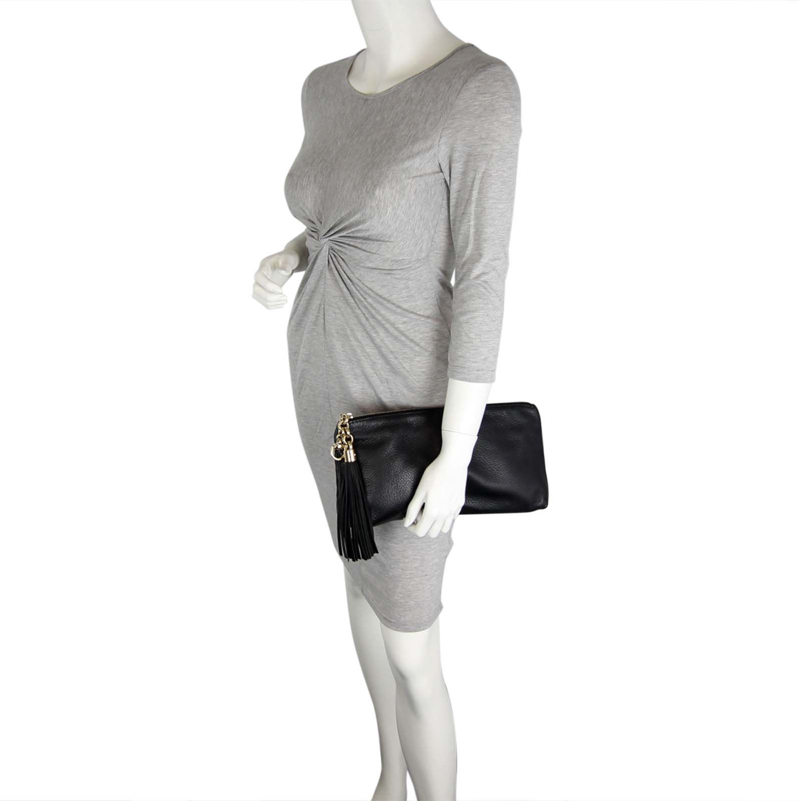 Gucci Sienna Tassel Clutch Scale