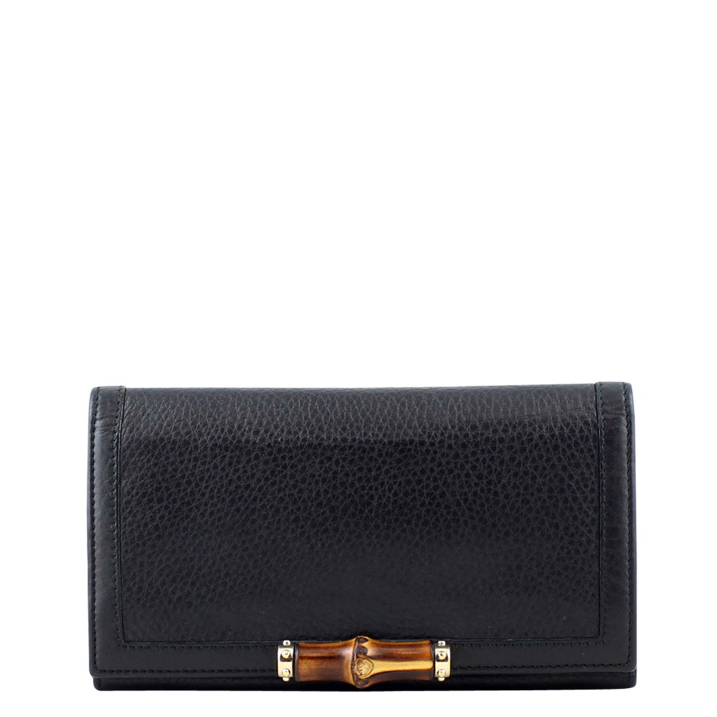 Gucci Continental Bamboo Wallet Front
