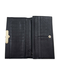 Gucci Continental Bamboo Wallet Open