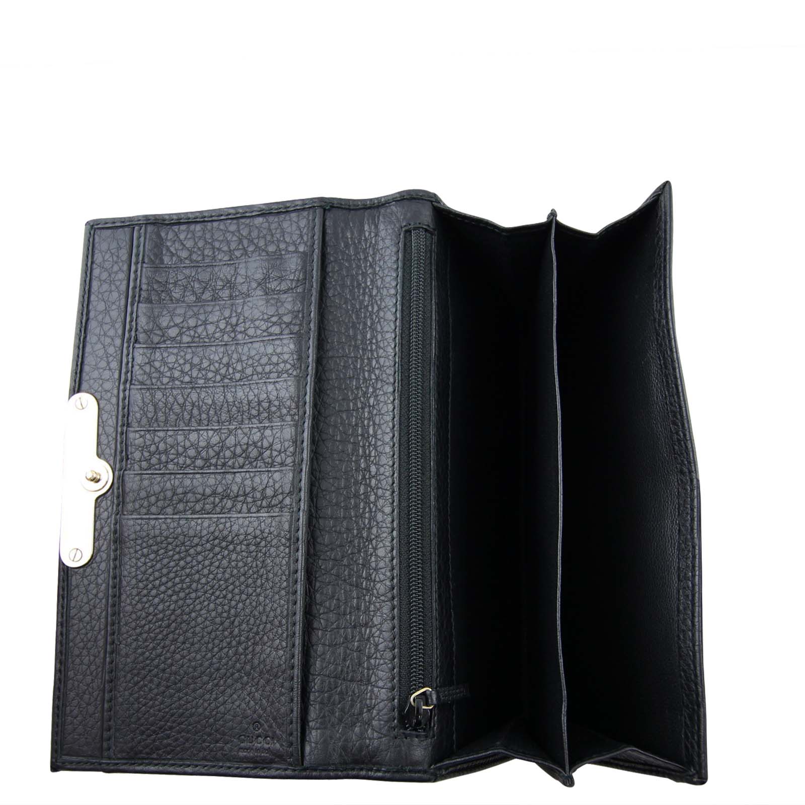 Gucci Continental Bamboo Wallet Interior