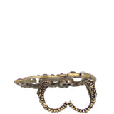 Gucci Crystal Double G Multi-finger Ring Side