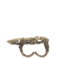 Gucci Crystal Double G Multi-finger Ring Side