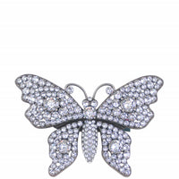 Gucci Crystal Studded Butterfly Bracelet Front