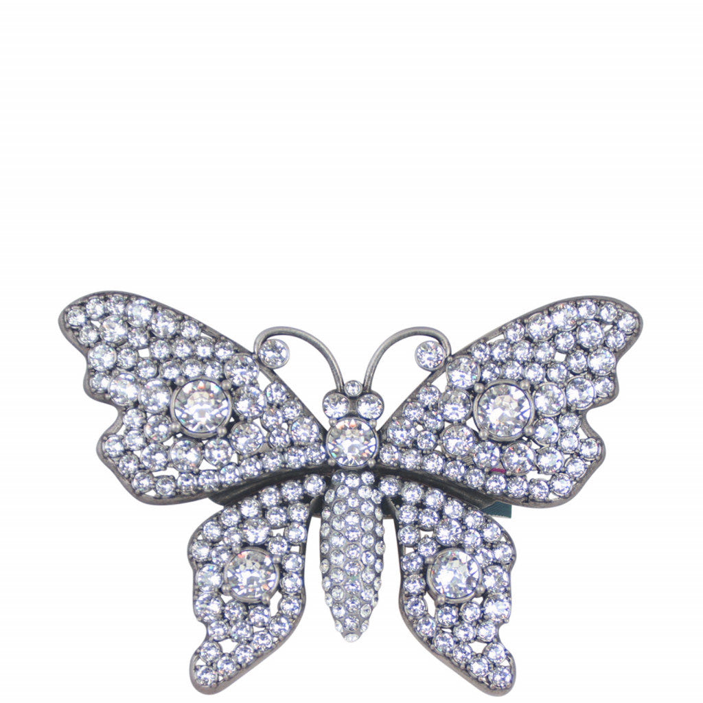 Gucci Crystal Studded Butterfly Bracelet Front