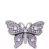 Gucci Crystal Studded Butterfly Ring Front