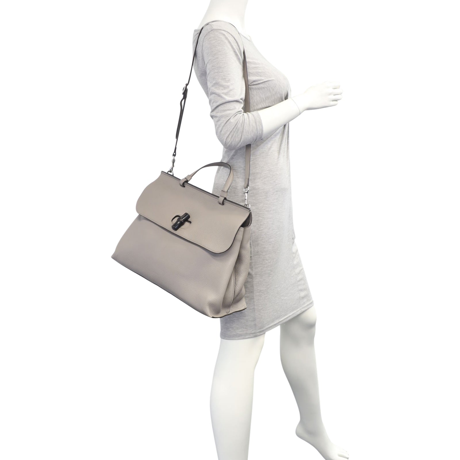 Gucci Daily Bamboo Medium Tote Mannequin