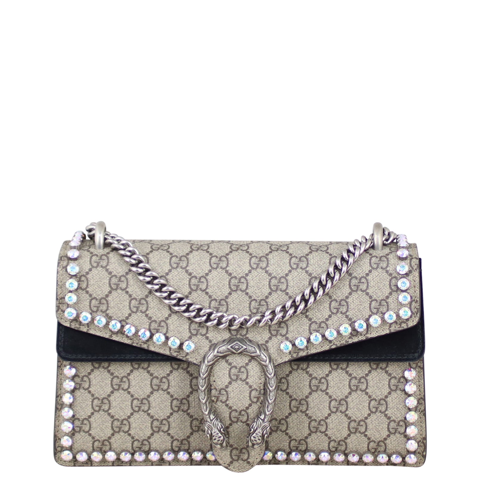 Gucci Dionysus Crystal Embellished Small Shoulder Bag Front