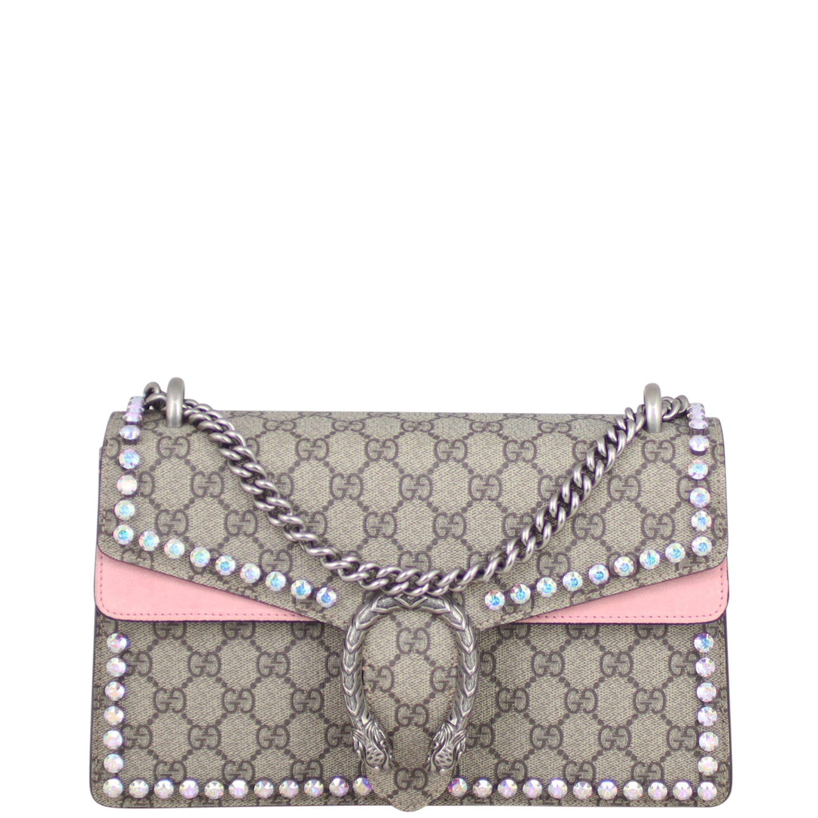 Gucci Dionysus Crystal Embellished Small Shoulder Bag Front