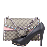 Gucci Dionysus Crystal Embellished Small Shoulder Bag Shoe