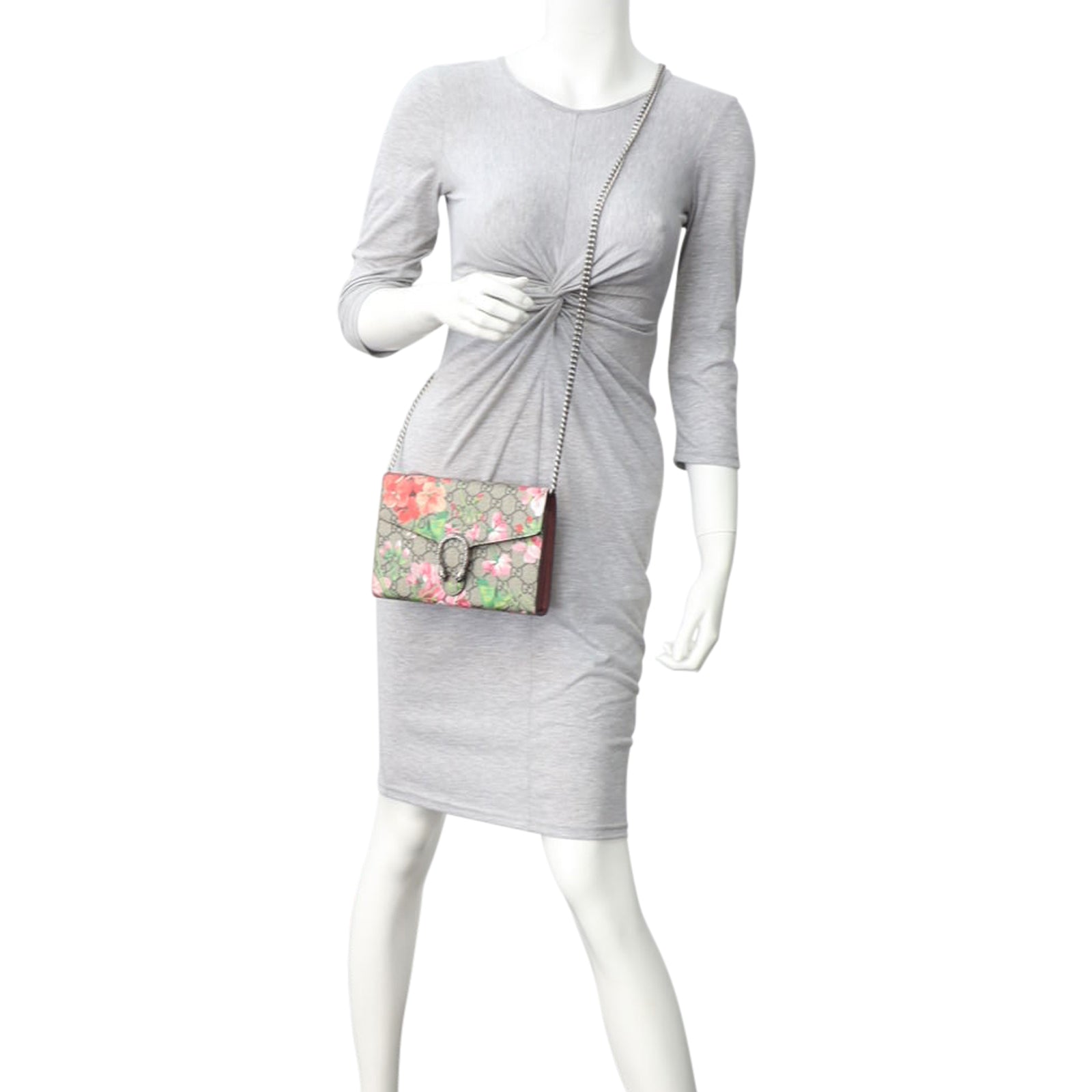 Gucci Dionysus GG Blooms Chain Wallet Mannequin