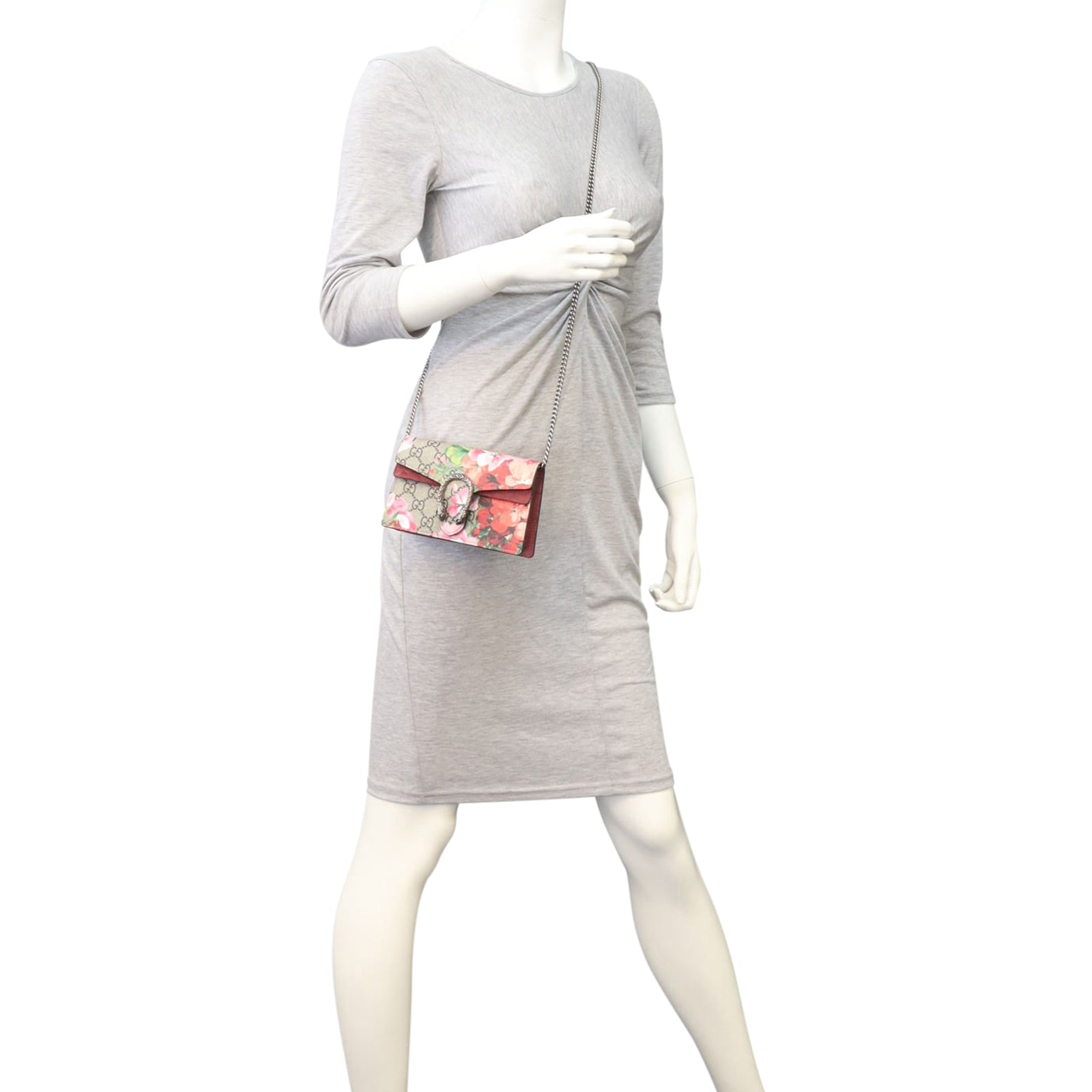 Gucci Dionysus GG Blooms Super Mini Bag Mannequin