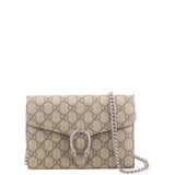 Gucci Dionysus GG Supreme Chain Wallet Front