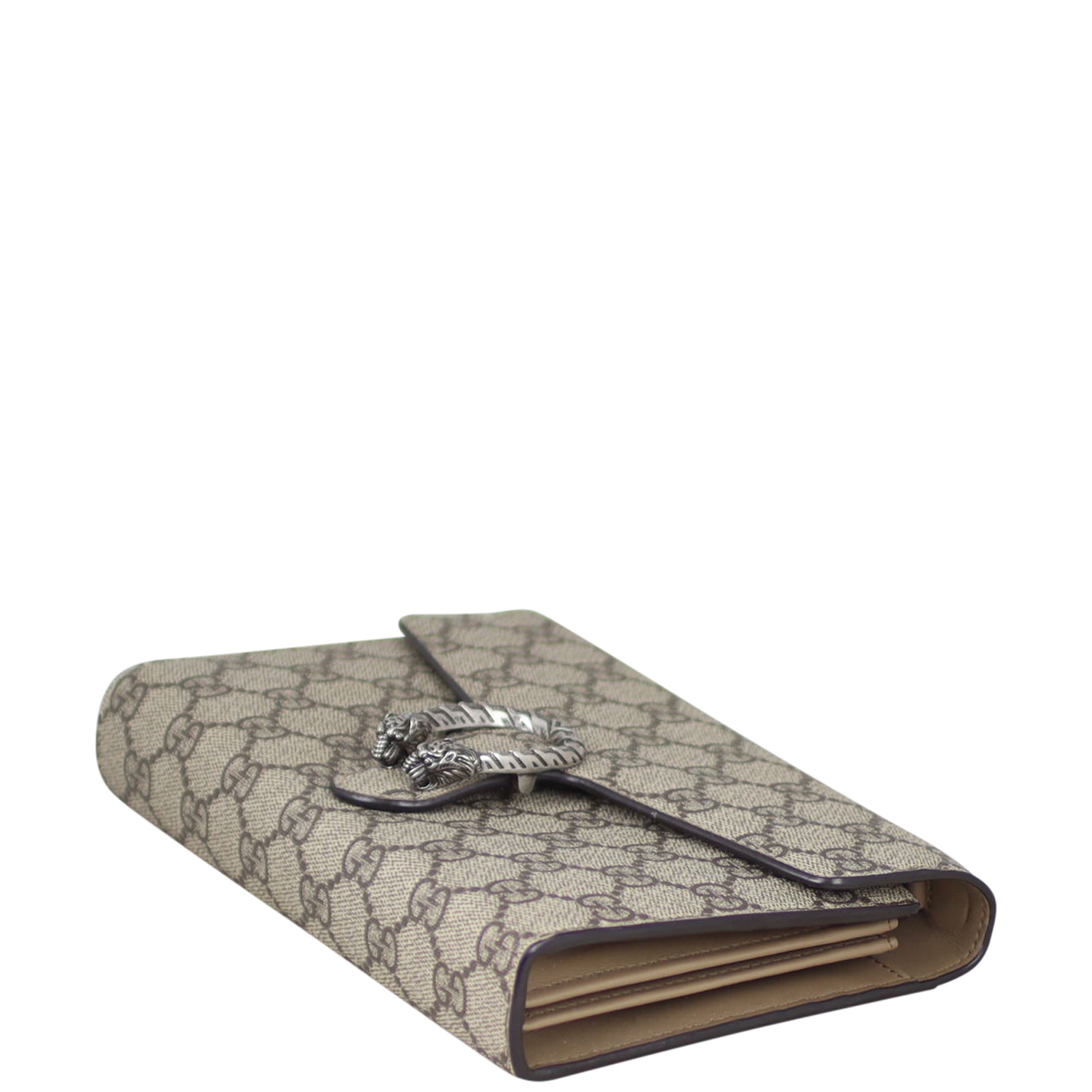 Gucci Dionysus GG Supreme Chain Wallet Corner