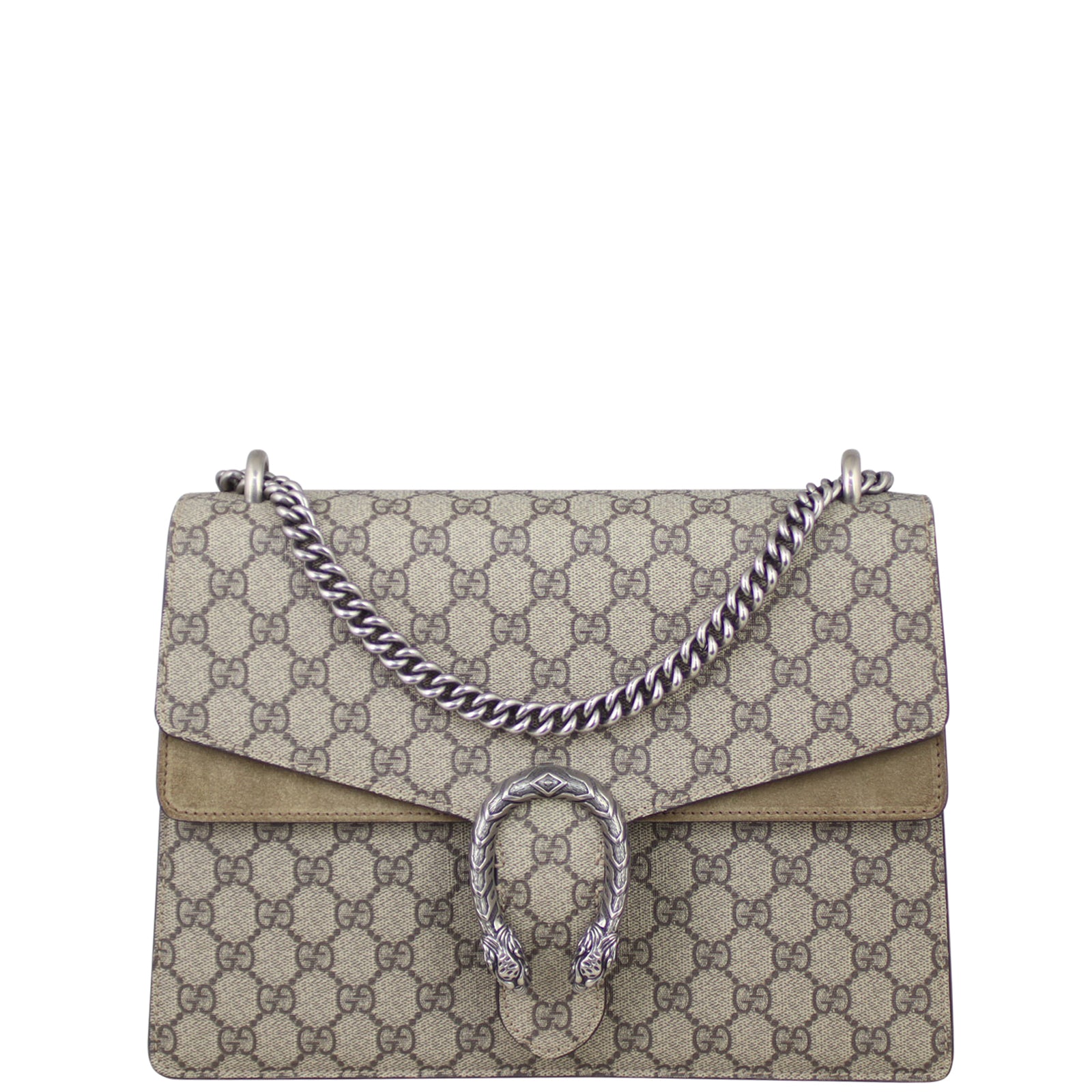 Gucci Dionysus GG Supreme Medium Shoulder Bag Front