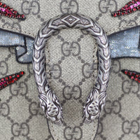Gucci Dionysus Embellished GG Supreme Shoulder Bag Medium Hardware